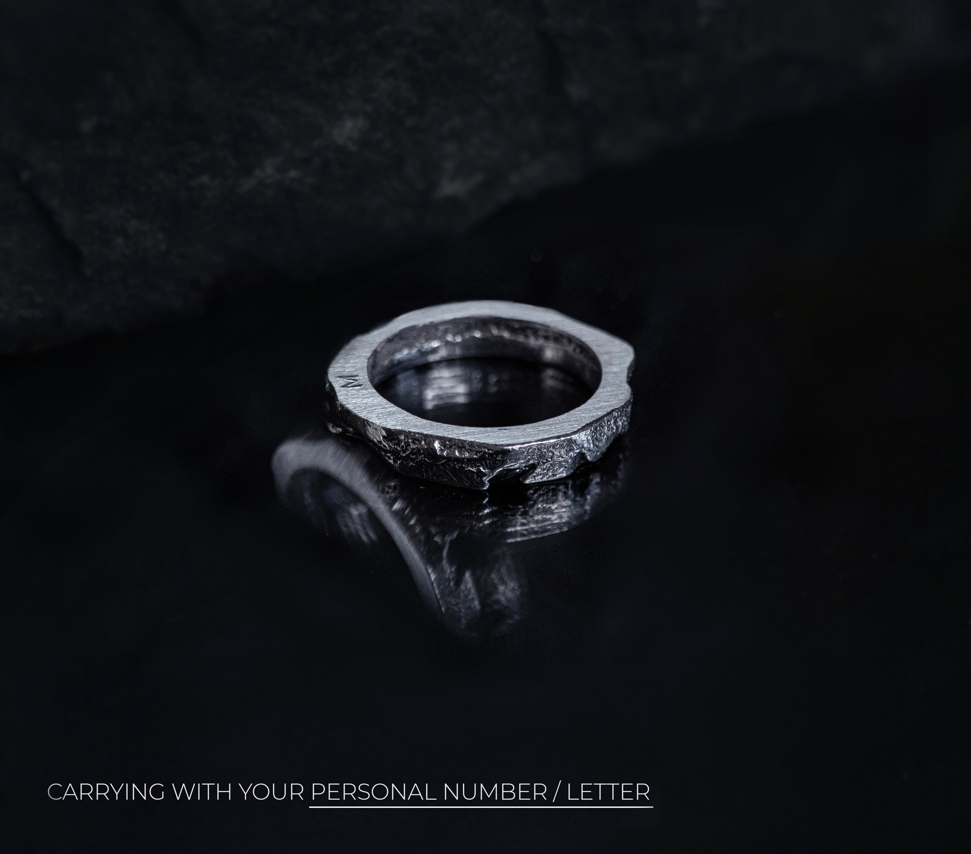 RAW SLIM RING & NUMBER / LETTER