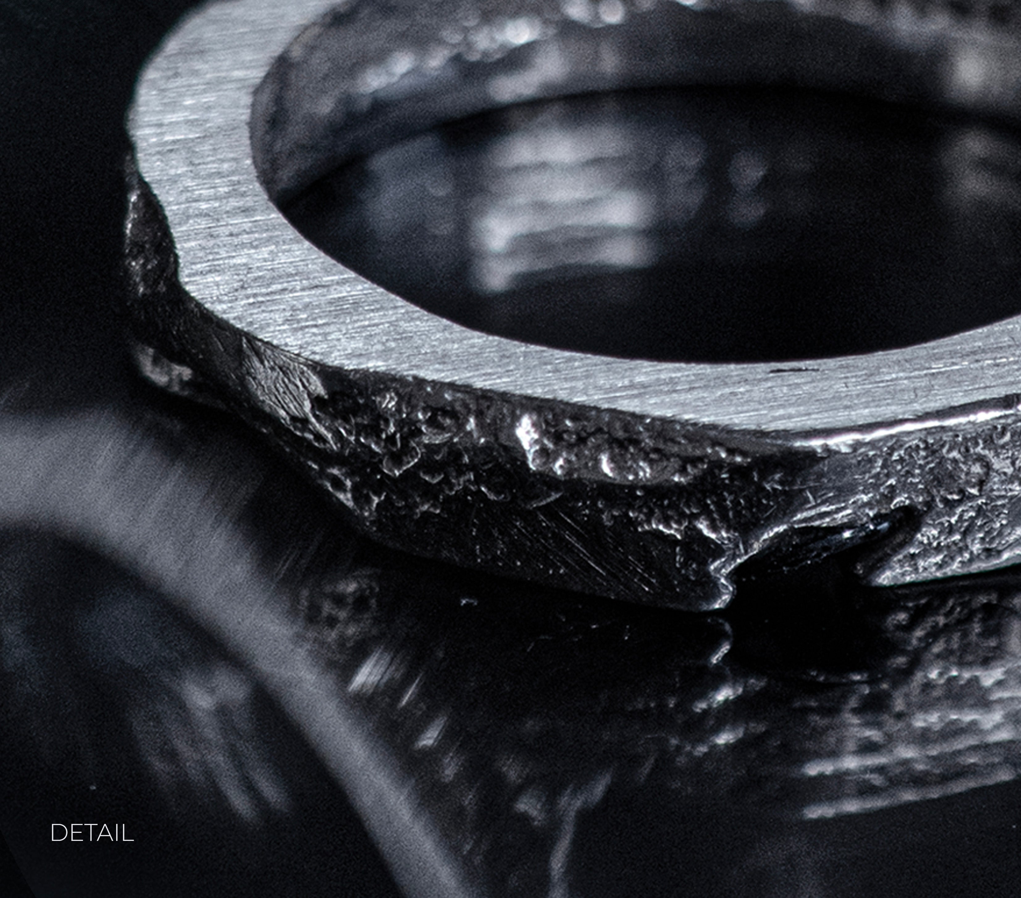 RAW SLIM RING & STONE